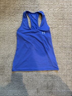 Himali Women's Electric Blue Racerback Tank Top XS